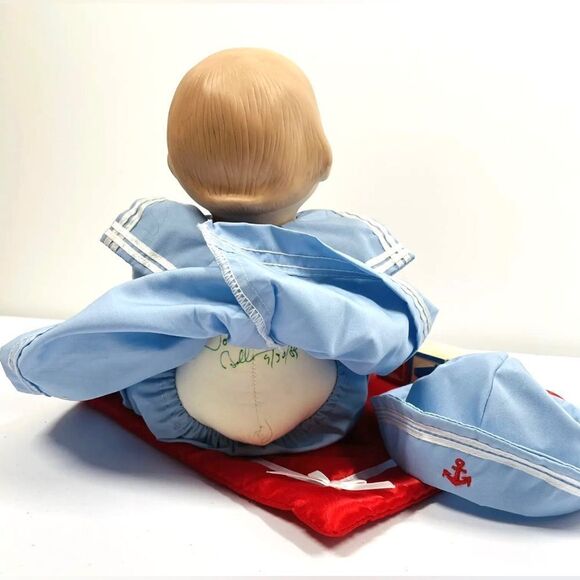 Vintage 1988 Yolanda Bello Picture Perfect Babies ~ AMANDA Porcelain Doll Signed - Picture 4 of 7